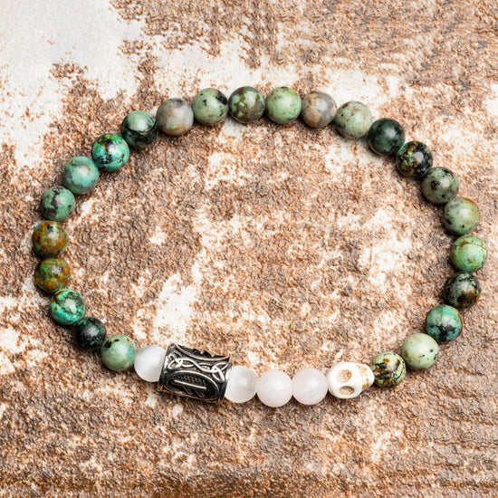 Rose Quartz Sovereign Talisman — Choose Your Rune Intention