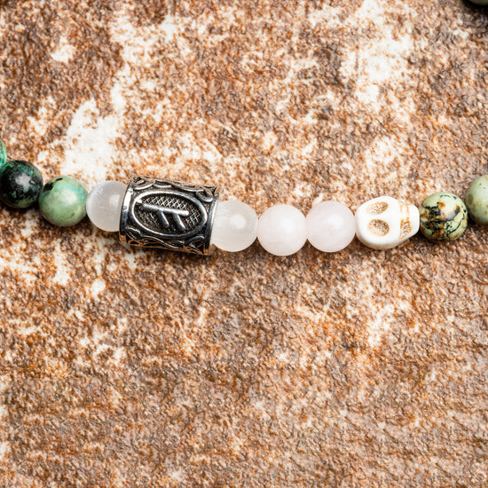 Rose Quartz Sovereign Talisman — Choose Your Rune Intention